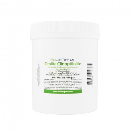 Zeolit klinoptilolit 454g, 3xTBA